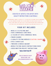 Load image into Gallery viewer, Pre-Order: Beginners Needle Felting Kit - Farm Critters Edition