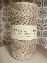 Load image into Gallery viewer, Flax &amp; Twine Linen Cord