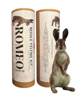 Load image into Gallery viewer, "Romeo The Rabbit" Needle Felting Kit