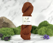 Load image into Gallery viewer, Russet Hill Orange Lowland DK Yarn